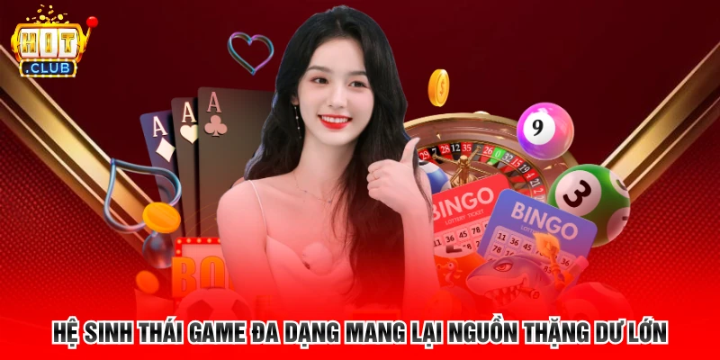 Hệ sinh thái game đa dạng thu hút nhiều người chơi